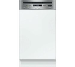 MIELE G4720SCi clst Slimline Semi-integrated Dishwasher - Clean Steel